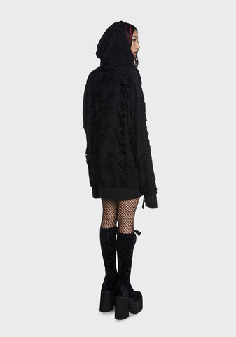 The Livin' Dead Shredded Hoodie