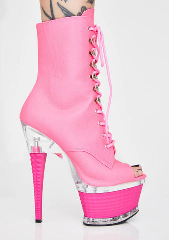 UV Studded Platform Heels
