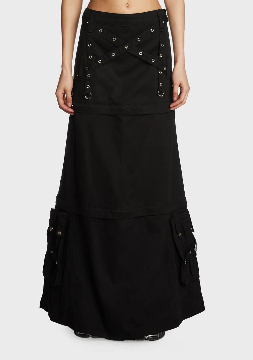 Triple Zip Off Skirt