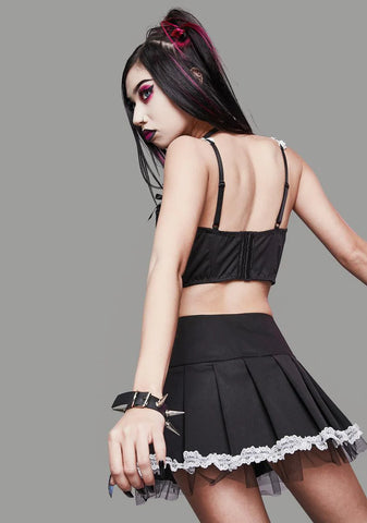 Unfair Maiden Pleated Mini Skirt