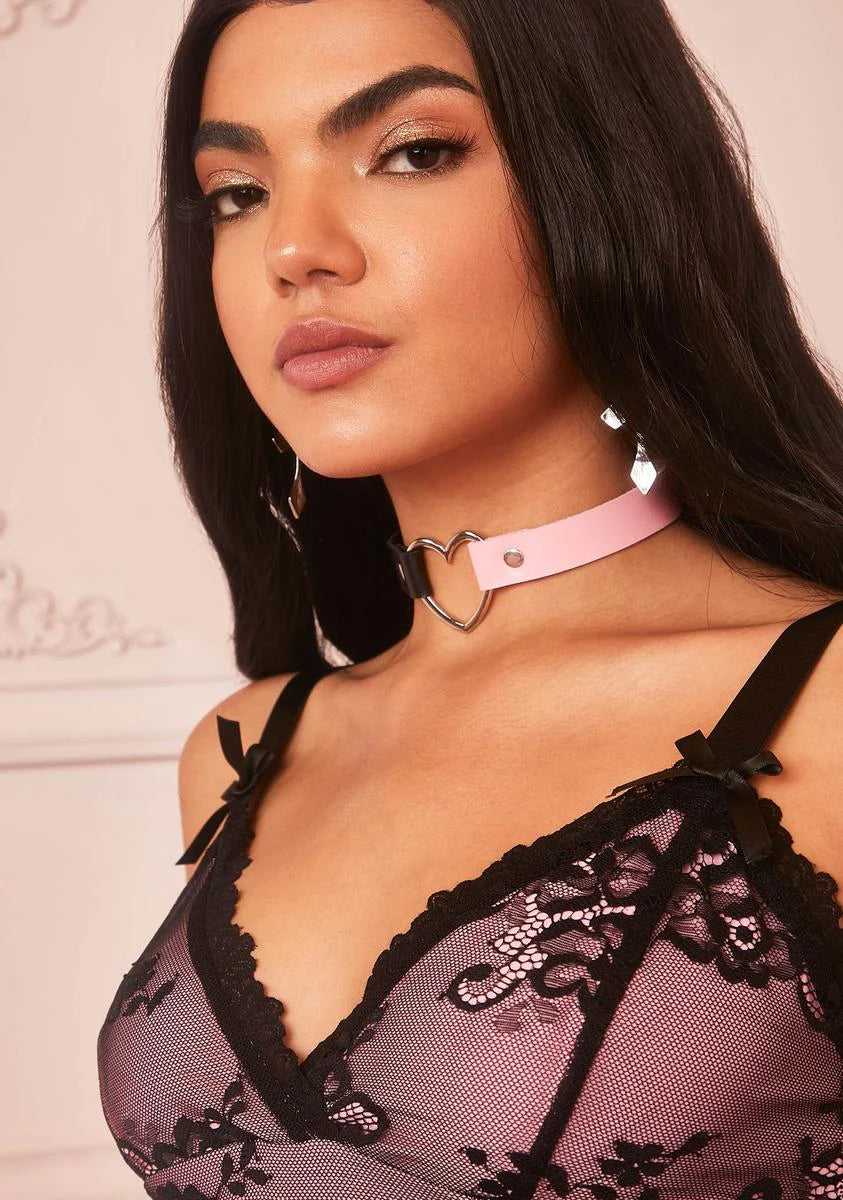 Heart Beats Harder Choker Necklace