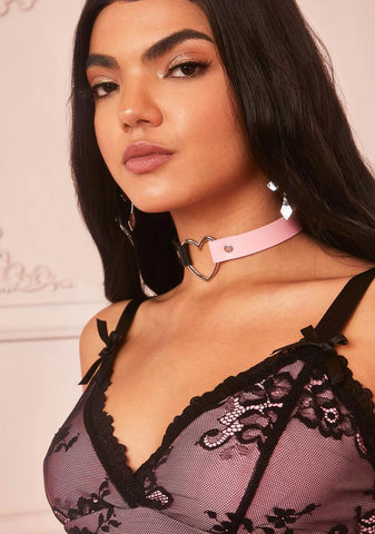 Heart Beats Harder Choker Necklace