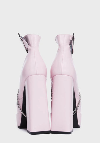 Talk To Me Platform Heels