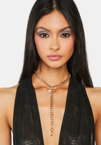 Earn It Drop Necklace