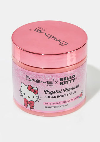 X Hello Kitty Crystal Cleanse Watermelon Body Scrub