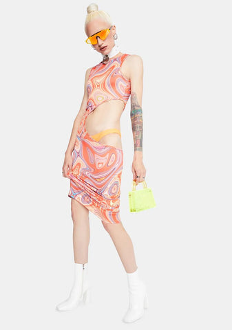 Sound The Sirens Mesh Maxi Dress