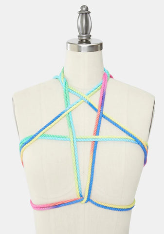 Unicorn Rainbow Bondage Rope