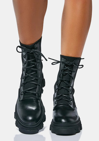 Recruit Me Combat Boots