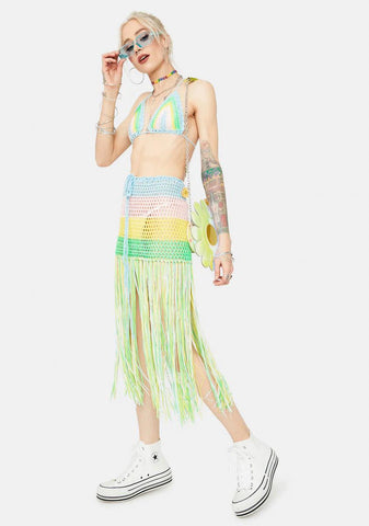 Blissful Dancing Crochet Fringe Set