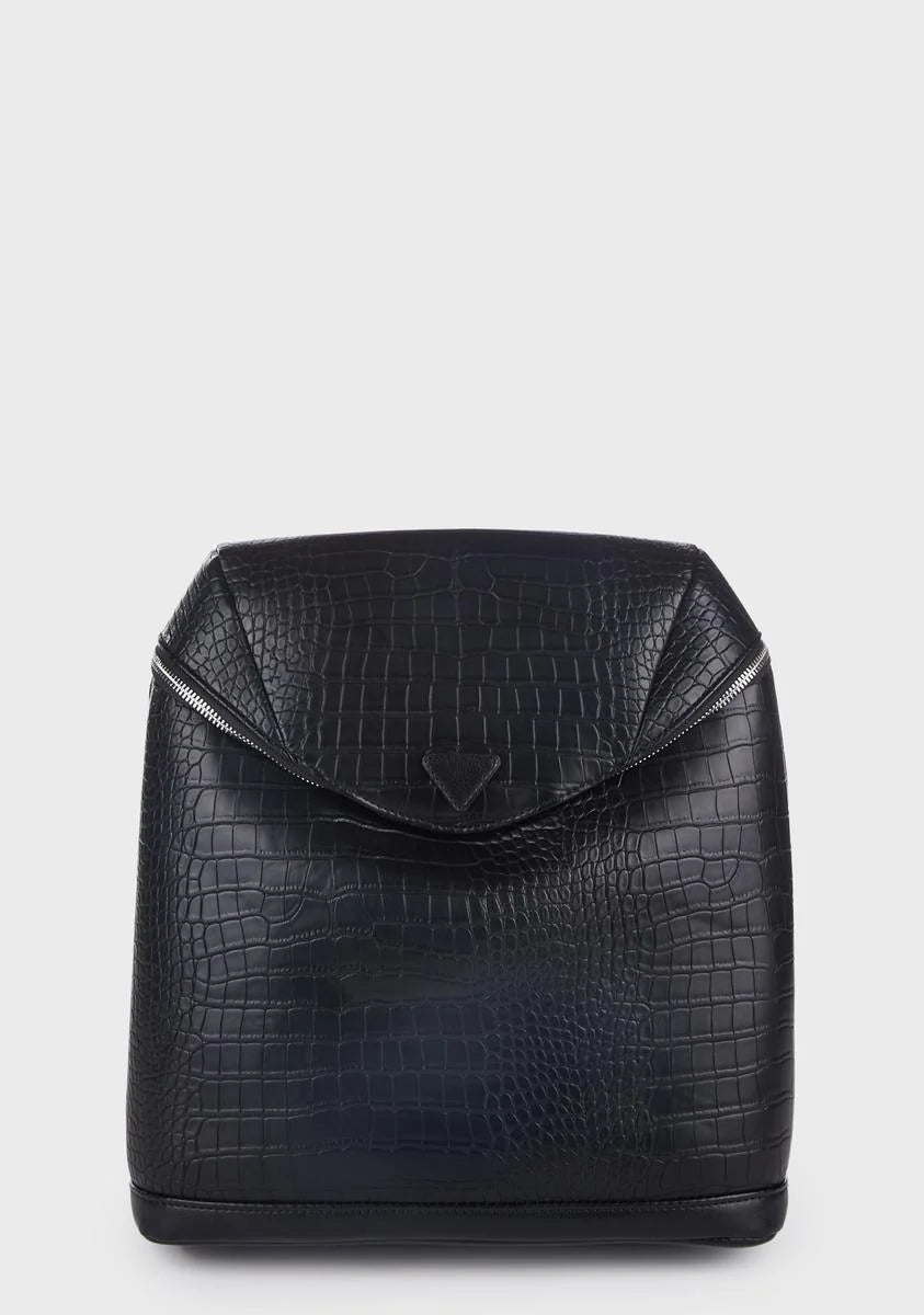 Madison Croc Backpack