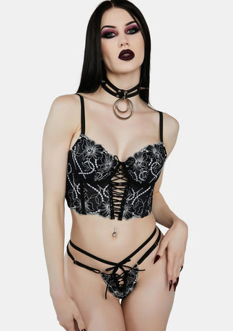 Lumi Embroidered Thong