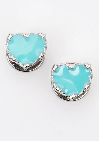 Can't Hide Love Heart Stud Earrings