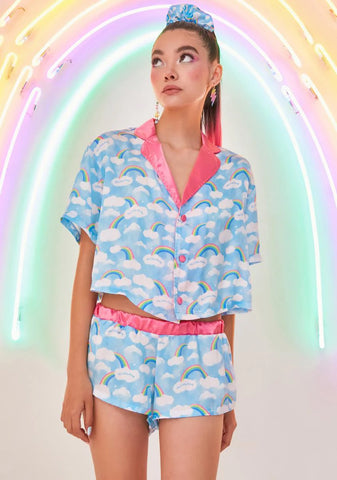 Big Dreamer Satin PJ Shorts