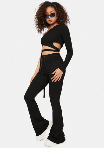 The Last Straw Flare Pants Set