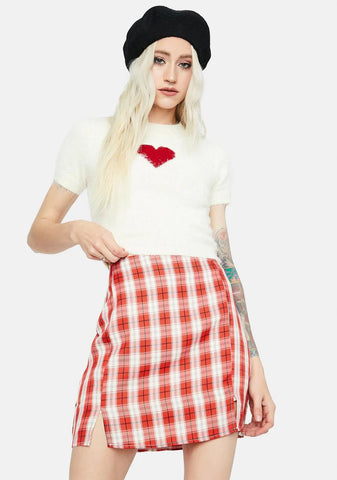 Playful in Plaid Mini Skirt