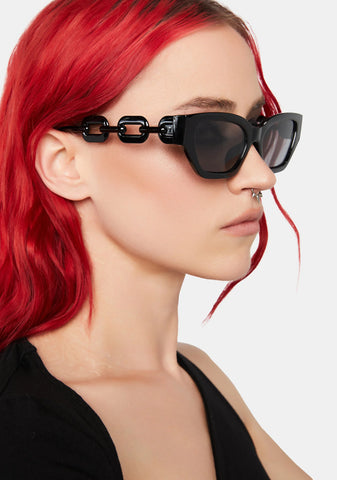 Dark Desires Chainlink Sunglasses