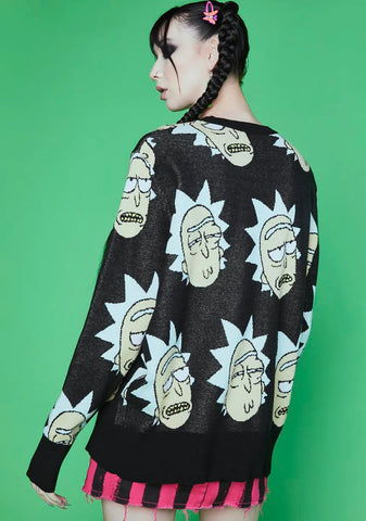 Just A Phase Intarsia Sweater