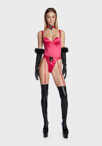 Love On Lock Teddy Set