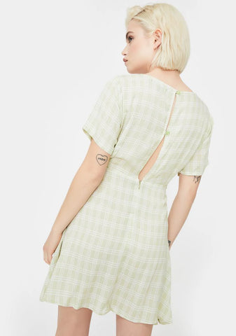 Sage Peky Mini Dress