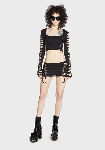 Alternative Spells Micro Mini Skirt