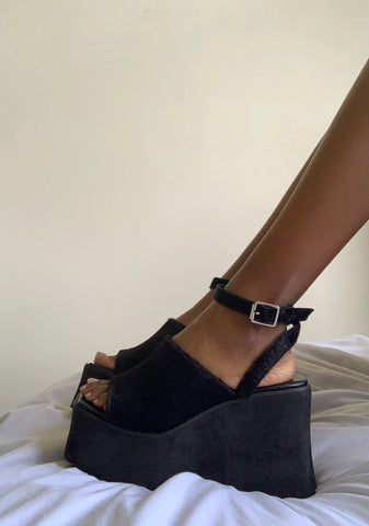 Ahead Of The Game Platform Sandals