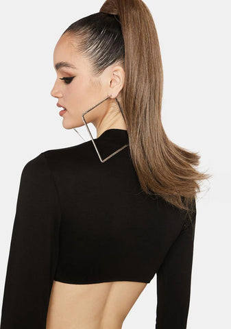 I've Dabbled Long Sleeve Crop Top