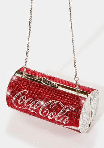 Coke Is It Rhinestone Purse