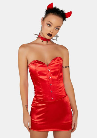 Sinful Means Mini Skirt