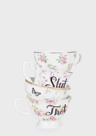 Modern Party Teacup Set
