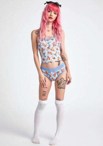 Soft Double Stuffed Lingerie Set