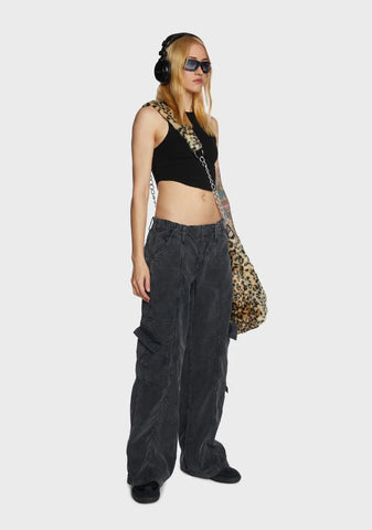 Y2K Corduroy Cargo Pants