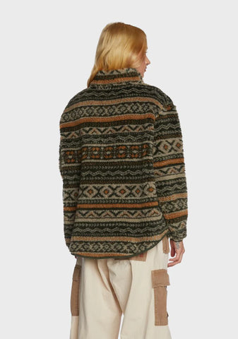 Tapestry Fleece Sweater