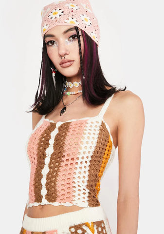 Satisfied Mind Crochet Top