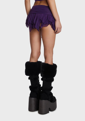 Tales Of Fantasy Mini Skirt - Purple