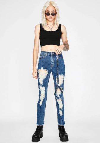 Babe Brutality Harness Jeans
