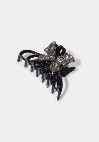 Wing It Up Rhinestone Hair Claw