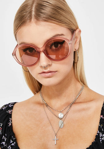 Sweet Mz. Magoo Circle Sunglasses