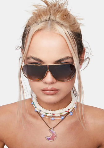 Hype Aviator Sunglasses