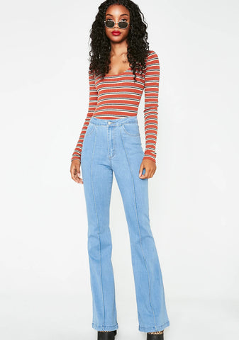 Groovy Gal High-Rise Flares