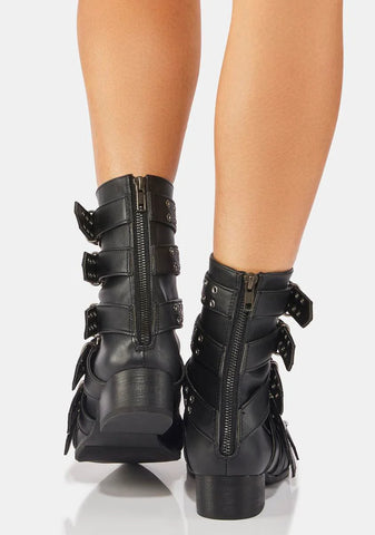 Warlock-70 Buckle Boots