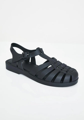 Dark Possession Jelly Sandals