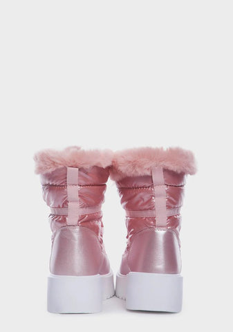 Atypical Weekend Faux Fur Boots