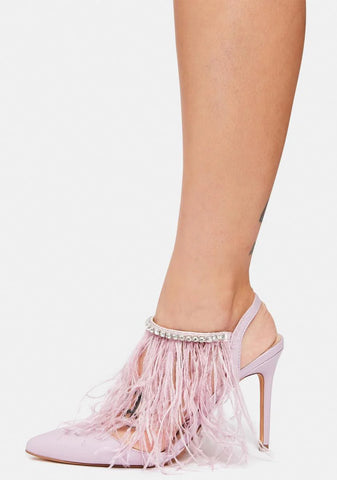 Bird's The Word Feather Heels
