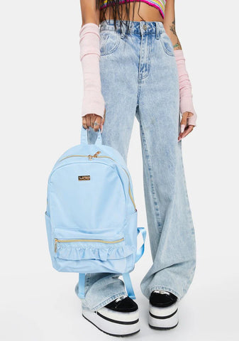 Your's Truly Ruffled Backpack