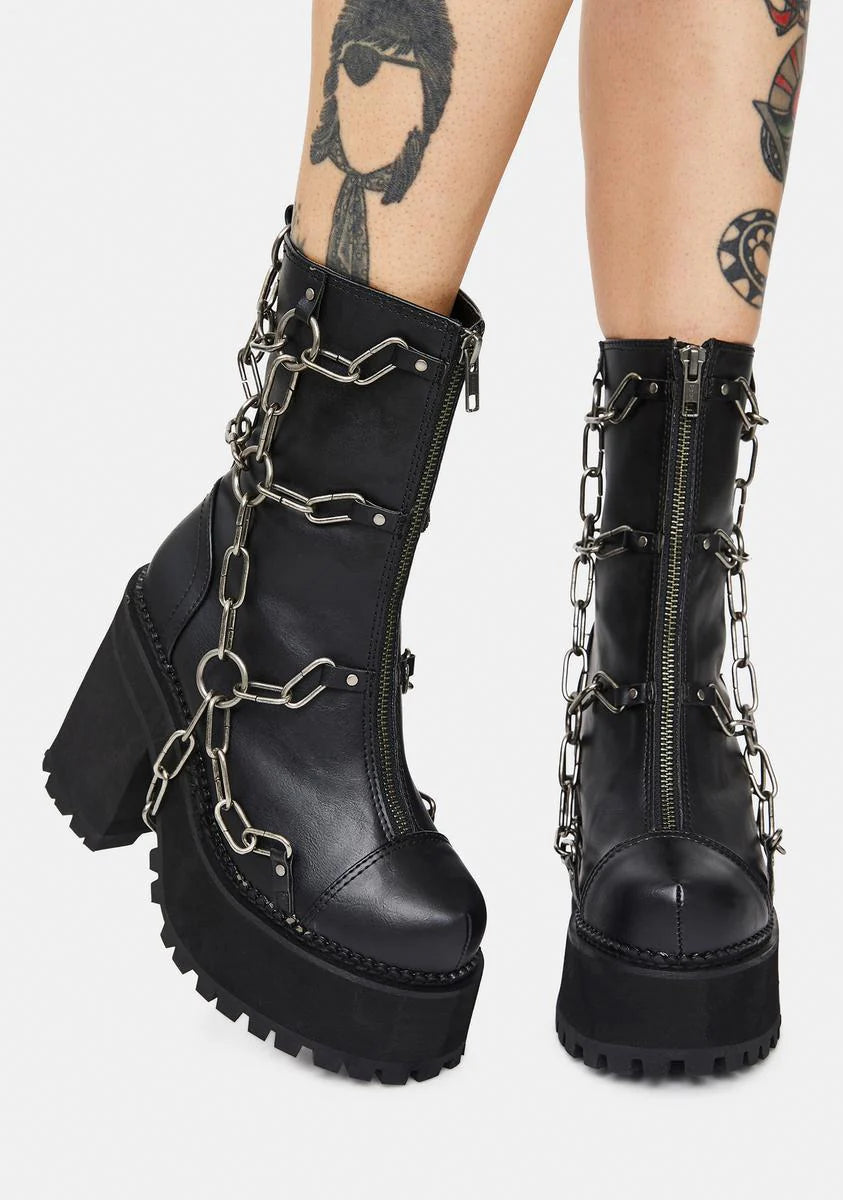 Assault-66 Platform Ankle Boots
