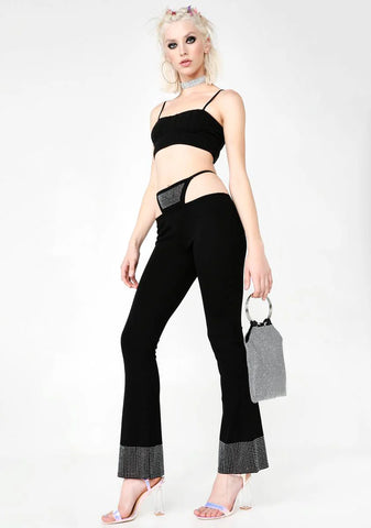 Bling Royalty Thong Pants