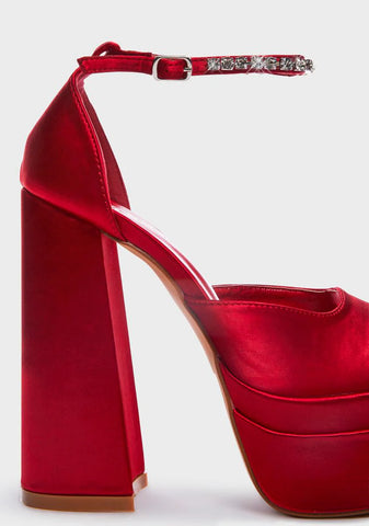 Ruby Wanna Be Me Platform Heels