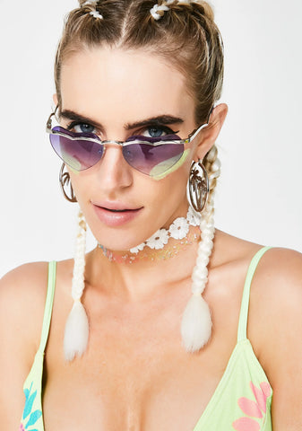 At First Sight Heart Sunglasses