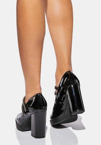 Night About That Time Block Heels