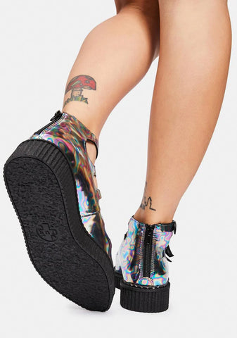 Oil Slick Gladiator Sandals